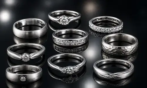Platinschmuck mit hochwertigen Platinringen zur professionellen Wertermittlung