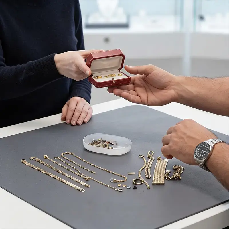 Schmuck verkaufen bei der professionellen Bewertung von Goldschmuck