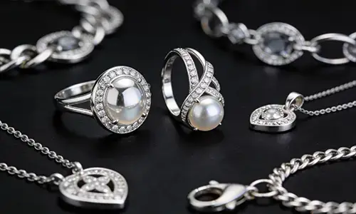 Silberschmuck mit Ringen, Ketten und Anhängern zur professionellen Wertermittlung